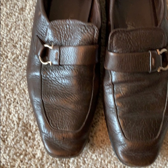 Ferragamo‎ brown leather shoes main image 4